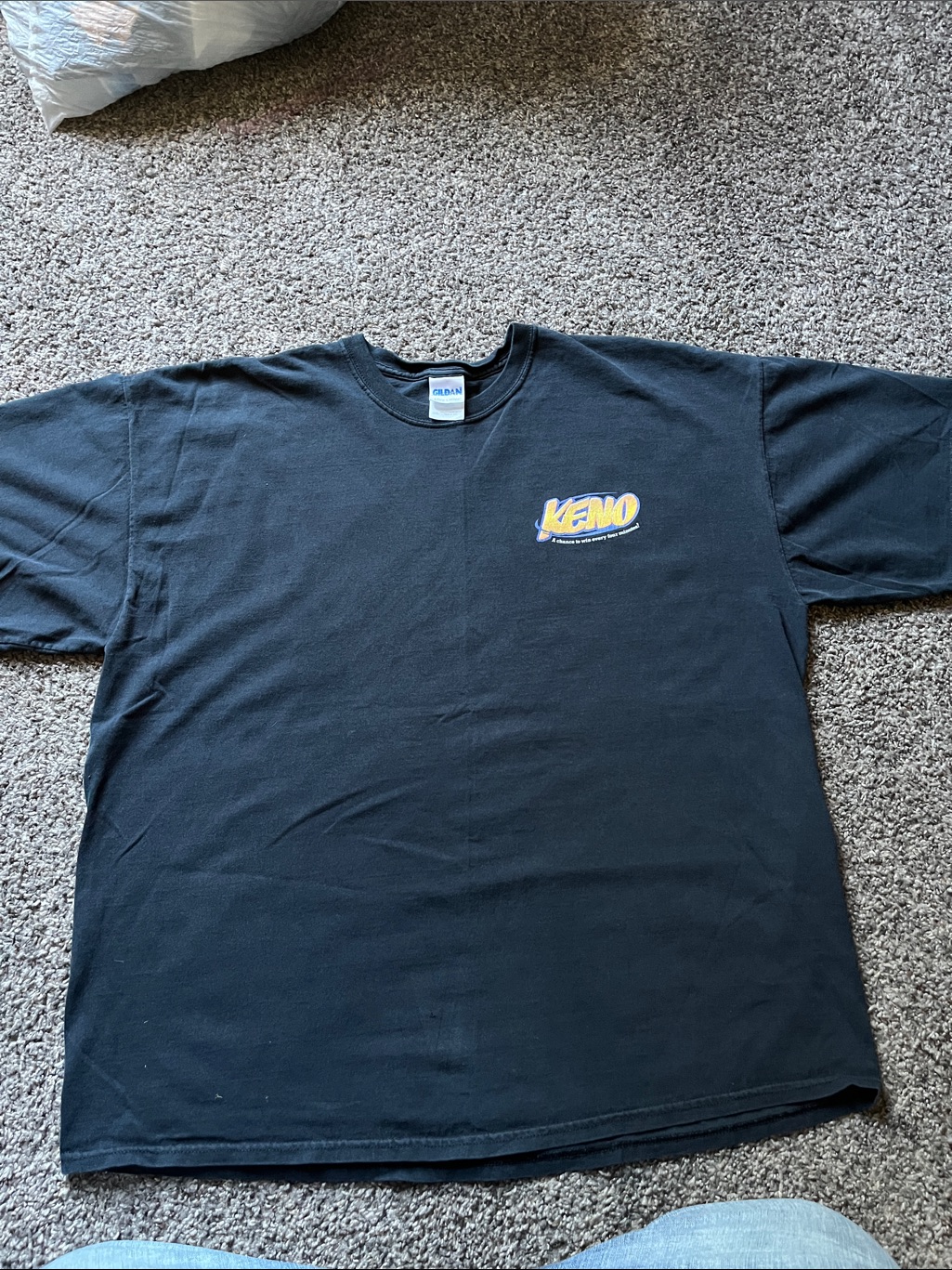 Vintage Keno Lottery Promotional T Shirt 2xl